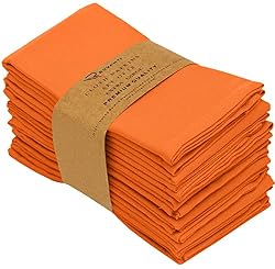 orange napkins