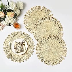 round woven placemats