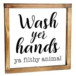 wash your hands sign