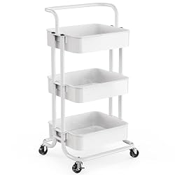 white book cart