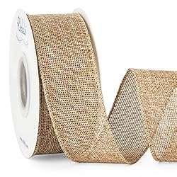 burlap ribbon