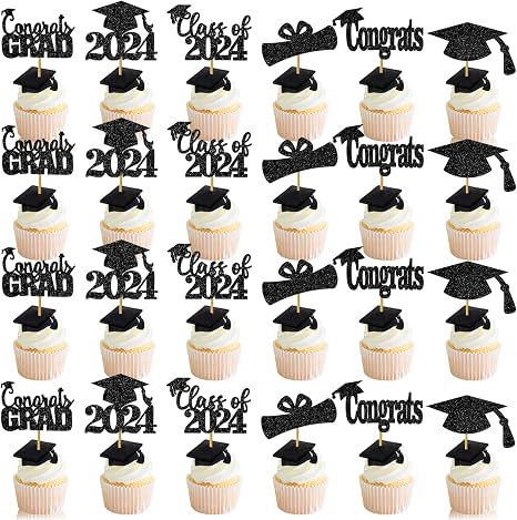 graduation cupcake toppers