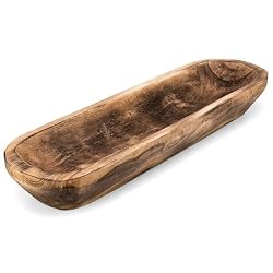 wood dough bowl