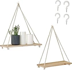 triangle floating shelves