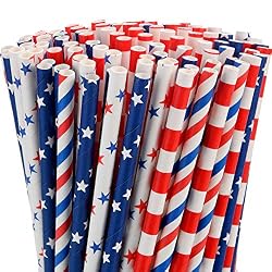 4th of july straws
