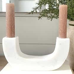 candlestick holder marble