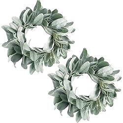 lambs ear wreath