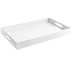 white rectangle tray