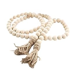 wood bead garland