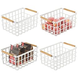 small white bins