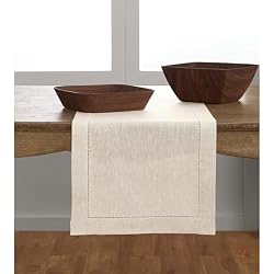 neutral table runner