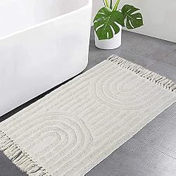 tassel bathroom mat