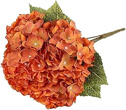 fake orange flowers
