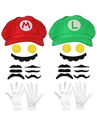 mario and luigi hats