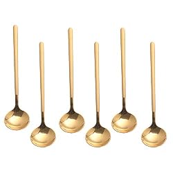small gold spoons