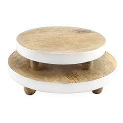 round wood riser farmhouse