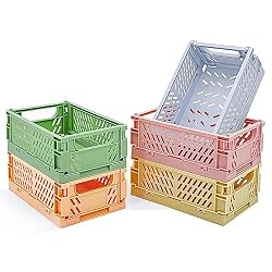pastel storage crates