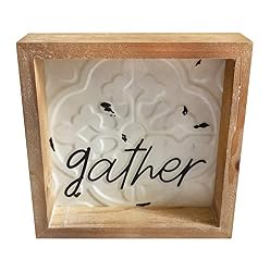 gather farmhouse sign