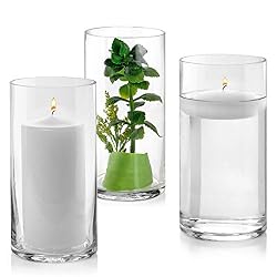 glass candle holders