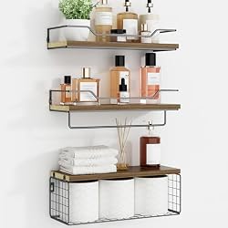 wood metal floating shelves