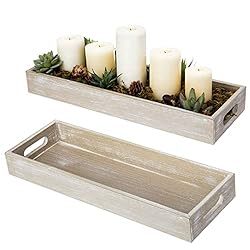 rustic wood tray