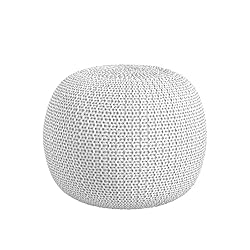 woven pouf