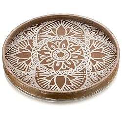 round farmhouse tray