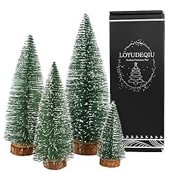 minimalist miniature christmas trees 