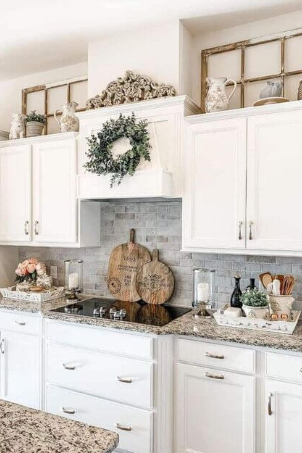 above the kitchen cabinet decor ideas