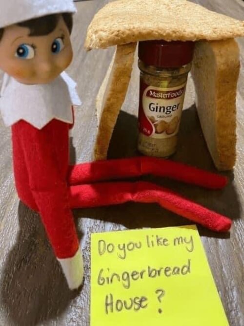 funny elf on the shelf ideas 1