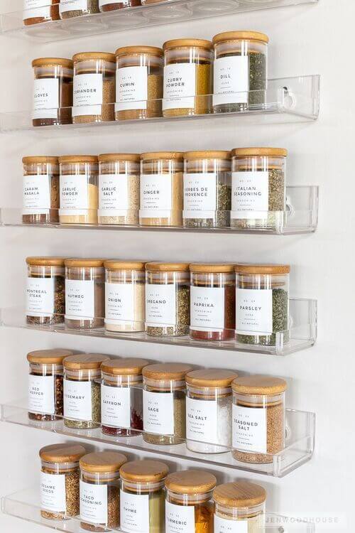 spice rack organization