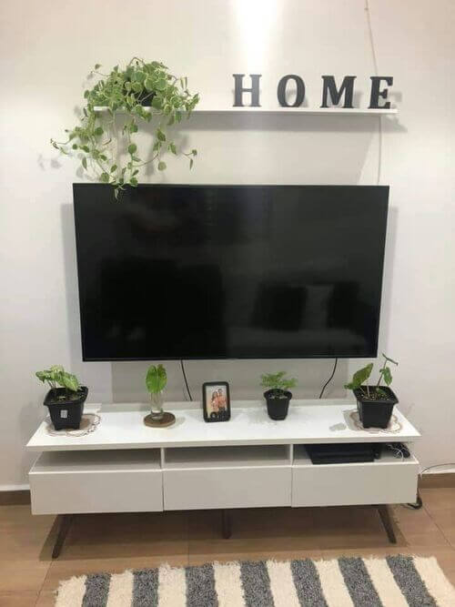 decorate around the tv