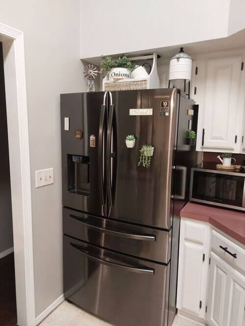 what to put on top of the fridge