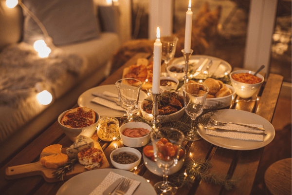 new years food table
