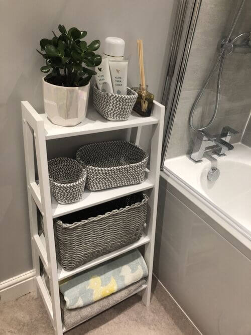 bathroom storage stand