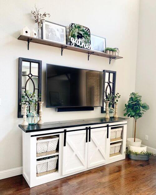 how to decorate around a tv