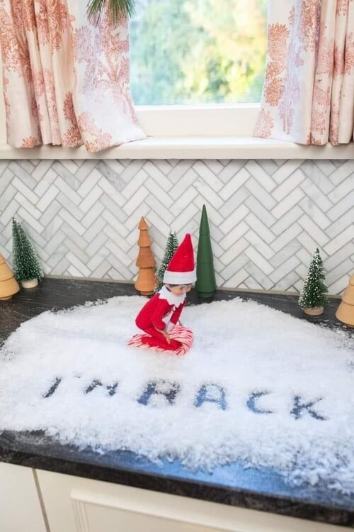 elf on the shelf return ideas