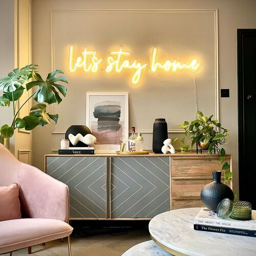 neon lights or lighting for small apartments