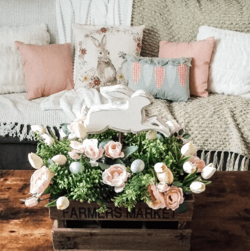 spring table centerpiece