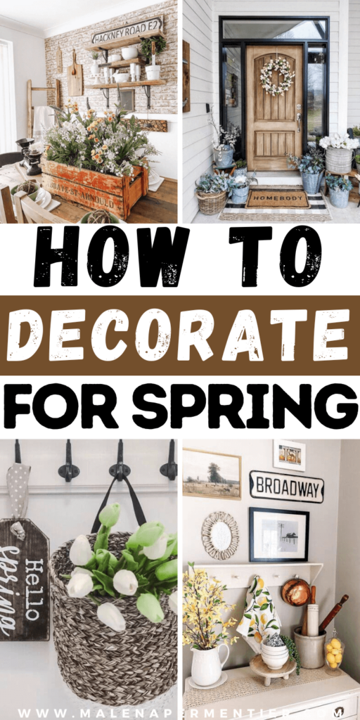 how to decorate for spring