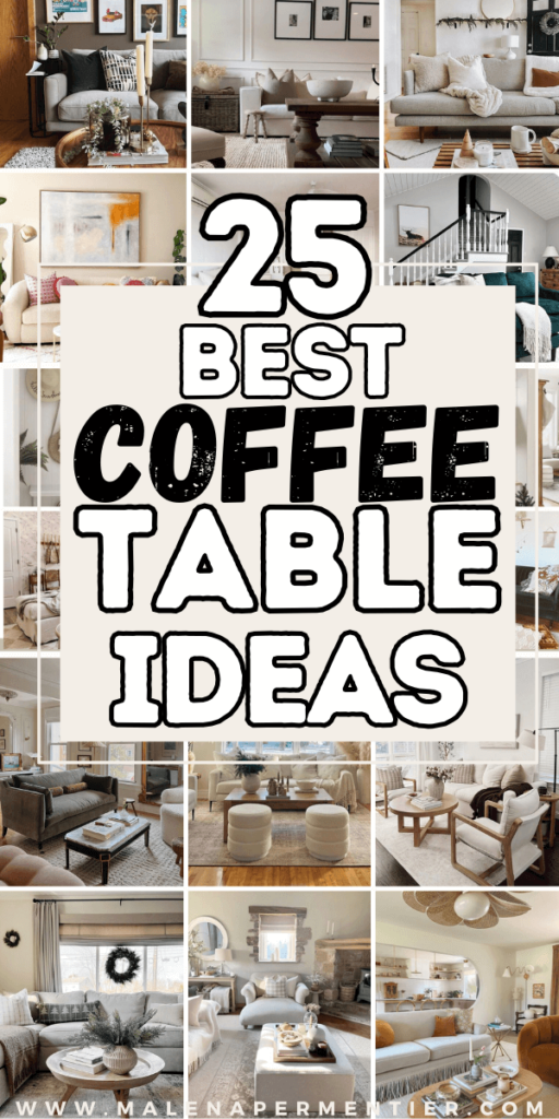 decorating ideas for coffee table