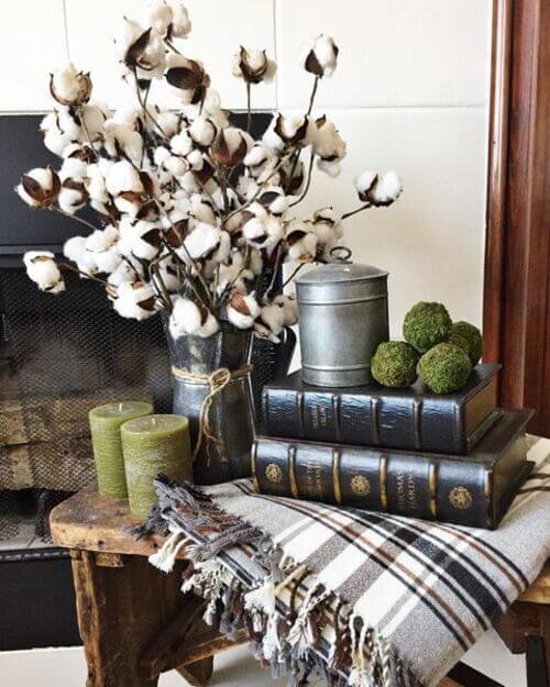 rustic spring decorating