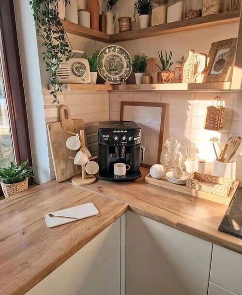 kitchen corner shelves