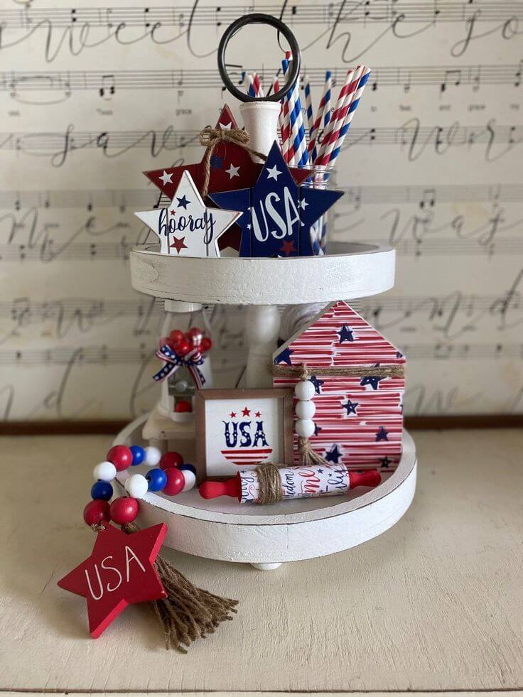 patriot tiered tray