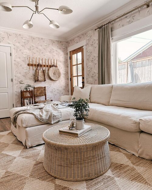 bohemian themed coffee table