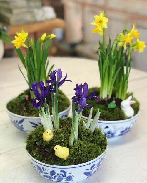 easter table centerpieces