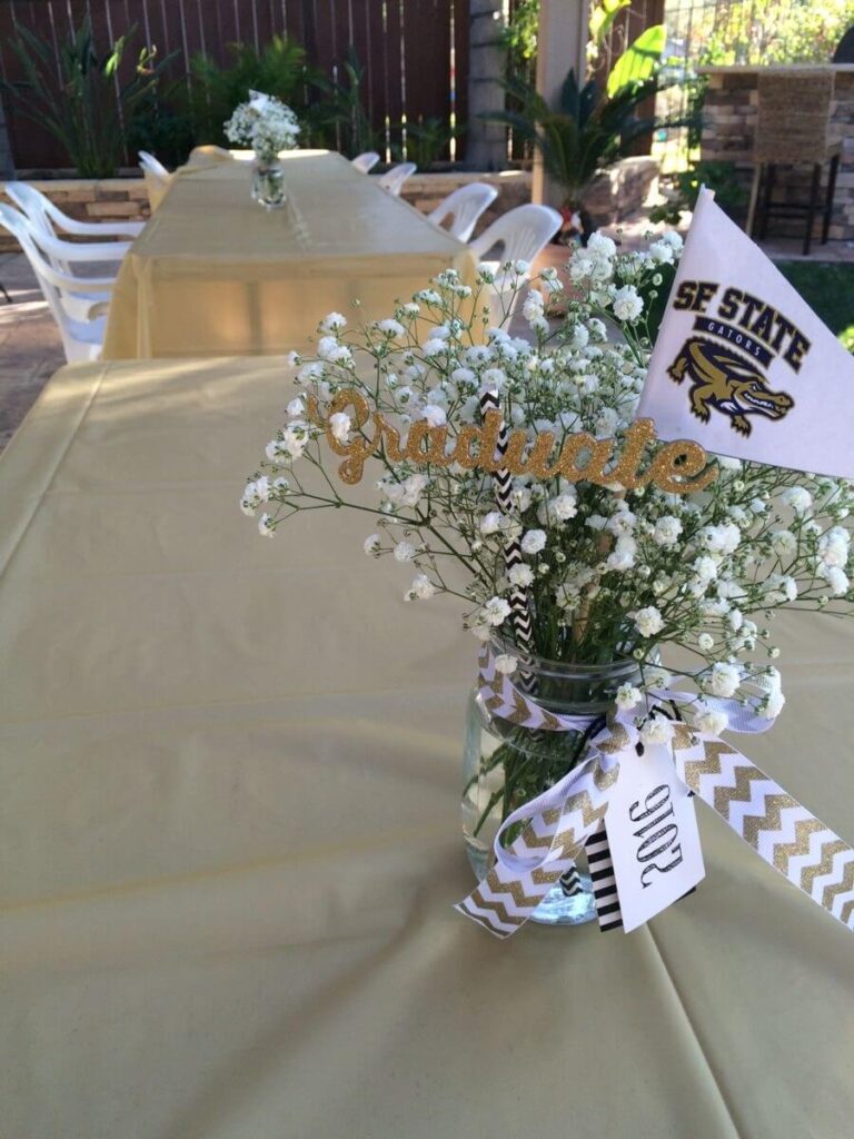 graduation centerpiece diy