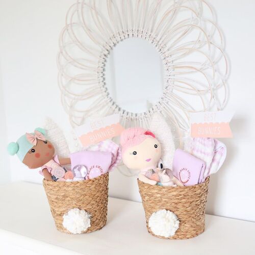 Pink Easter basket