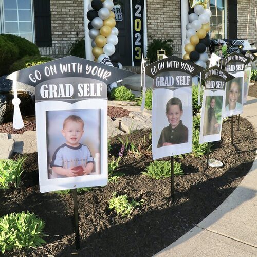 garden decor graduation