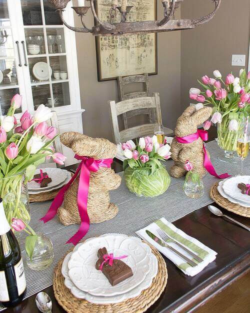 easter table decor